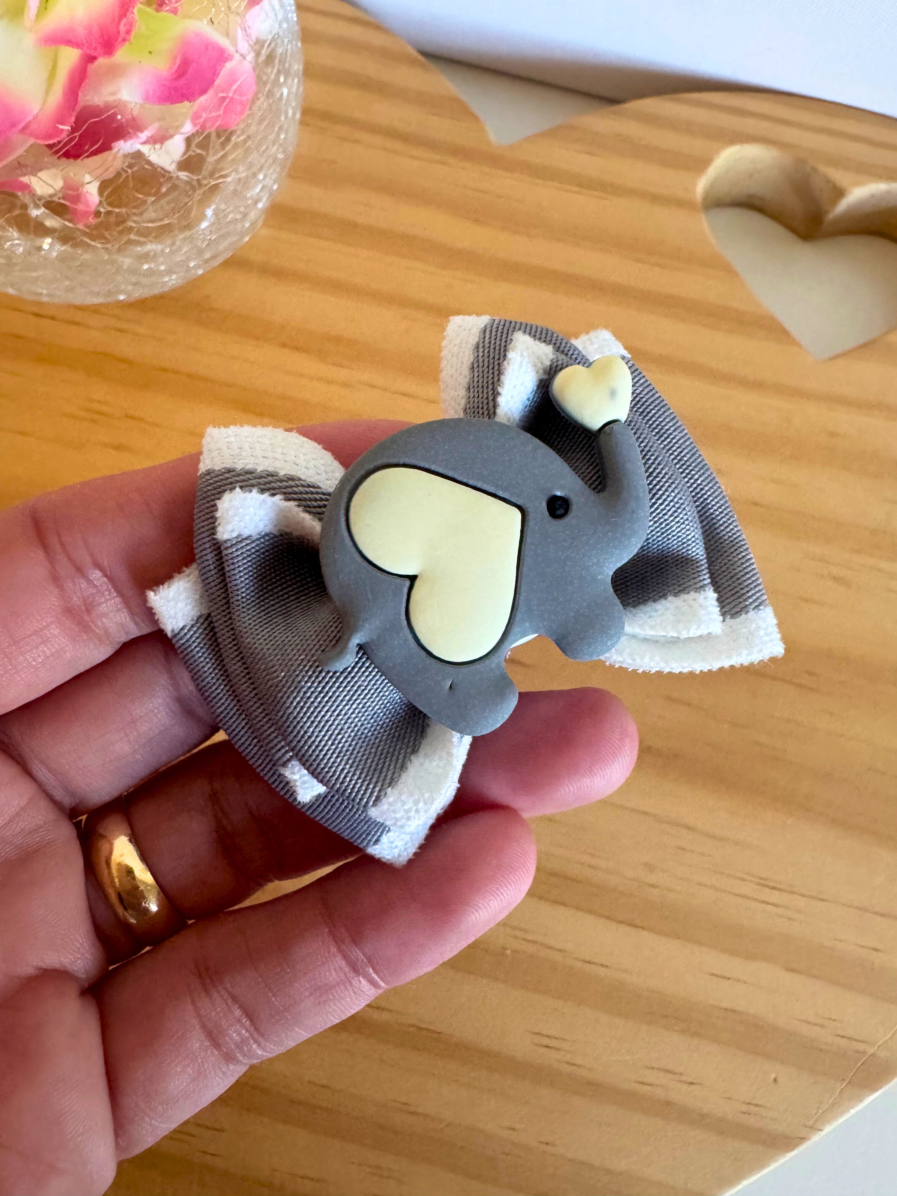 Elephant - Hair Bow