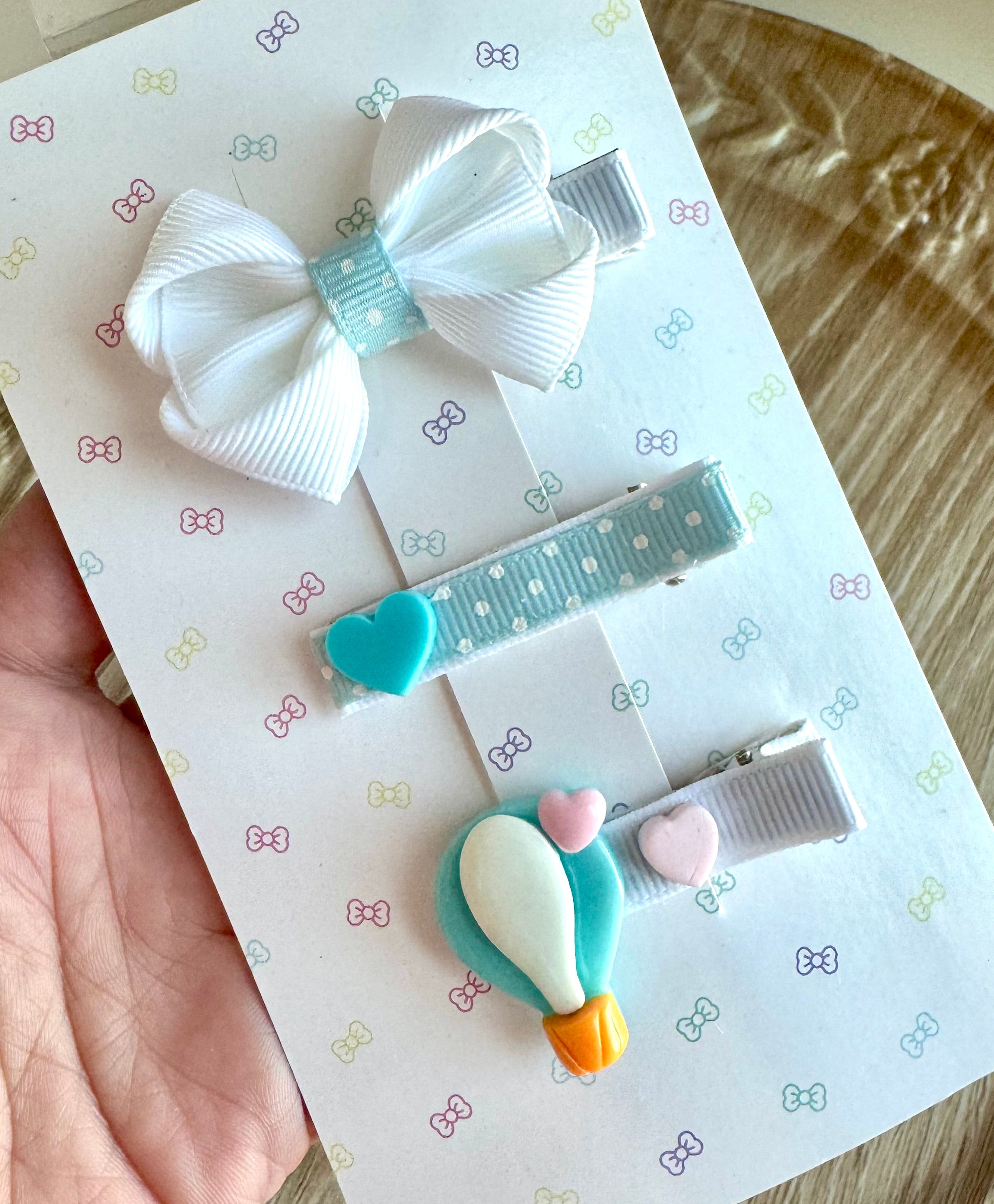 Hair clip set of 3