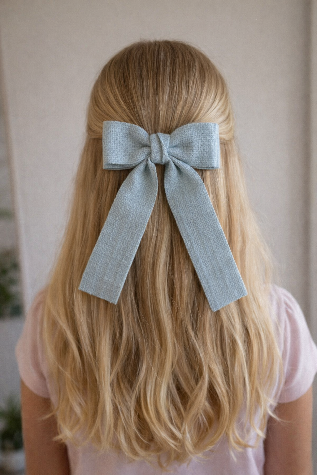 Cozy fancy hair bow
