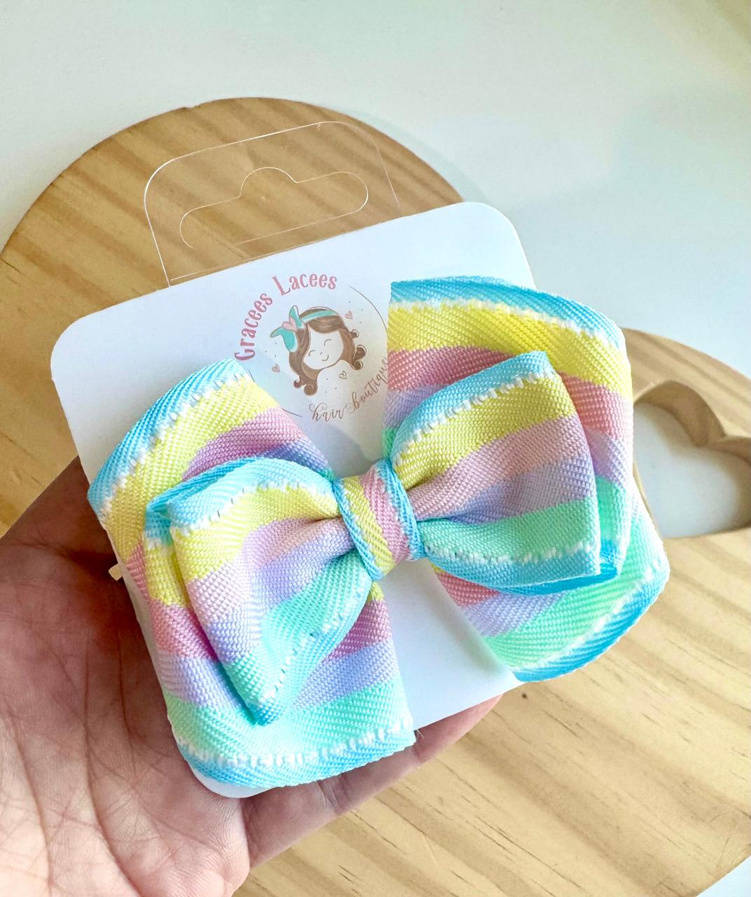 Rainbow - Hair Bow